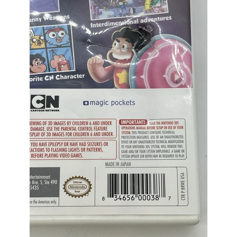 Cartoon Network: Battle Crashers Nintendo 3DS, 2016 CIB NOT Tested Hole In Case